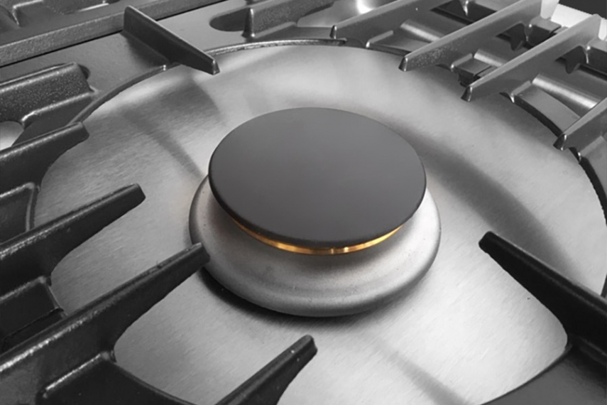 Emaljert lokk for brennerhetter